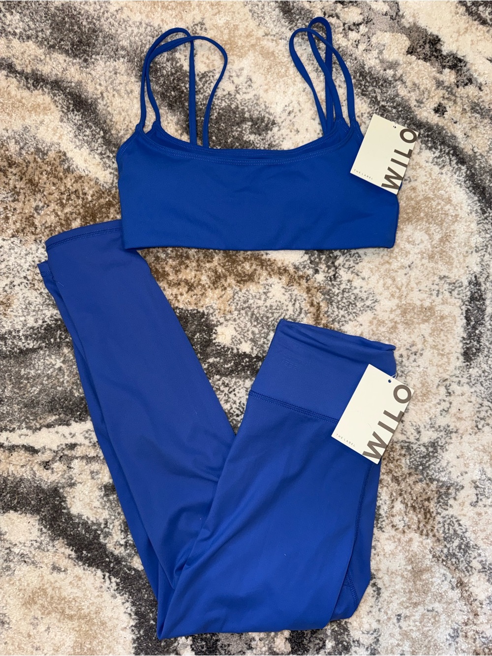 WILLO Royal Blue Strappy Tank Top